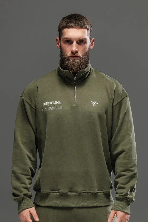 Sudadera Discipline — Caqui