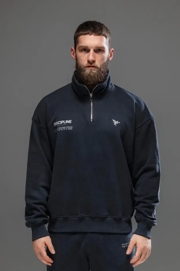 Sudadera Discipline — Azul marino