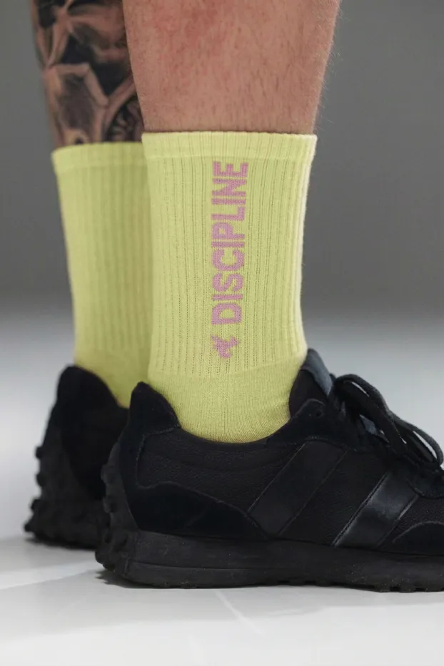 Socks Discipline — Yellow-Pink
