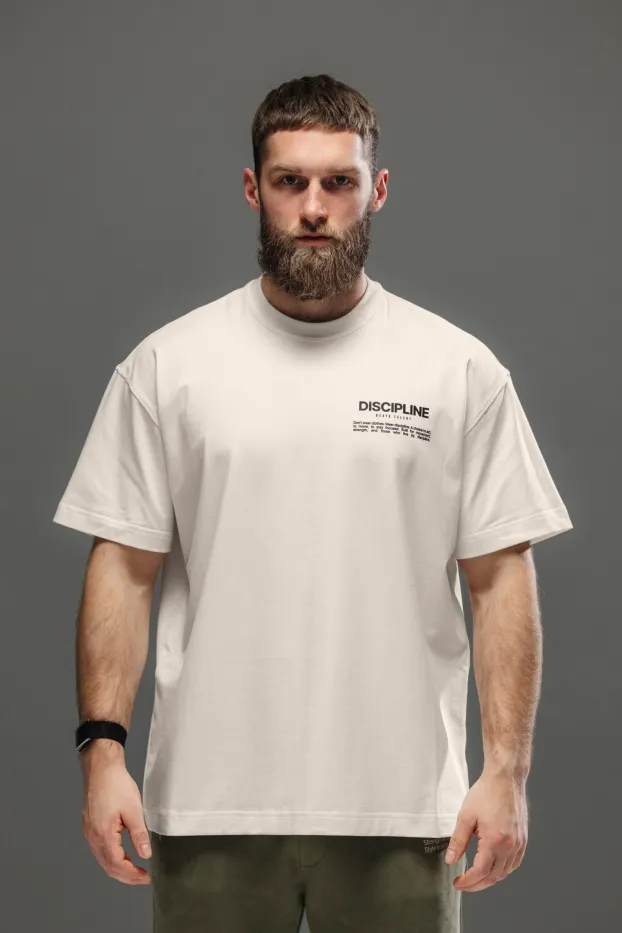 Camiseta Discipline — Beige