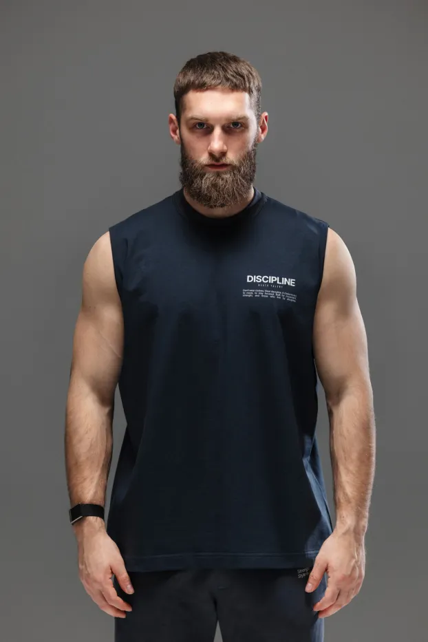 Camiseta de tirantes Discipline — Grafito