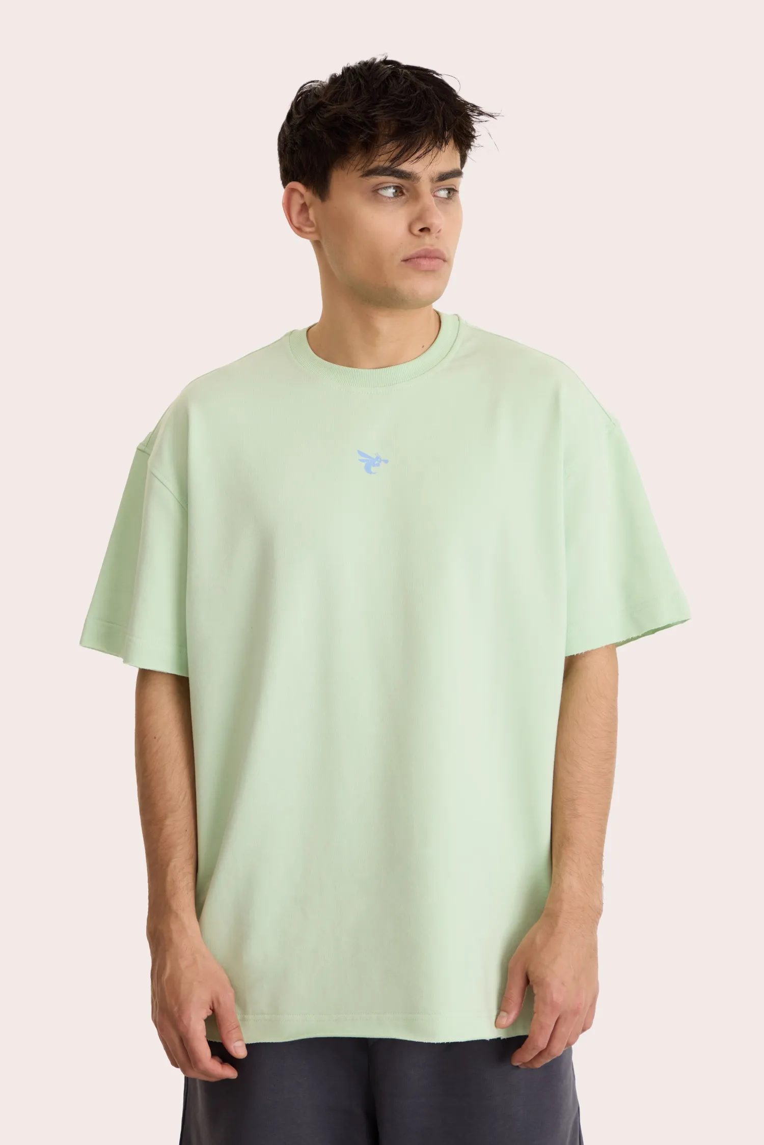 Men’s T-Shirt – Never Enough RTF – Mint – 95% Cotton / 5% Elastane – 210 GSM – Ready To Fight (RTF)