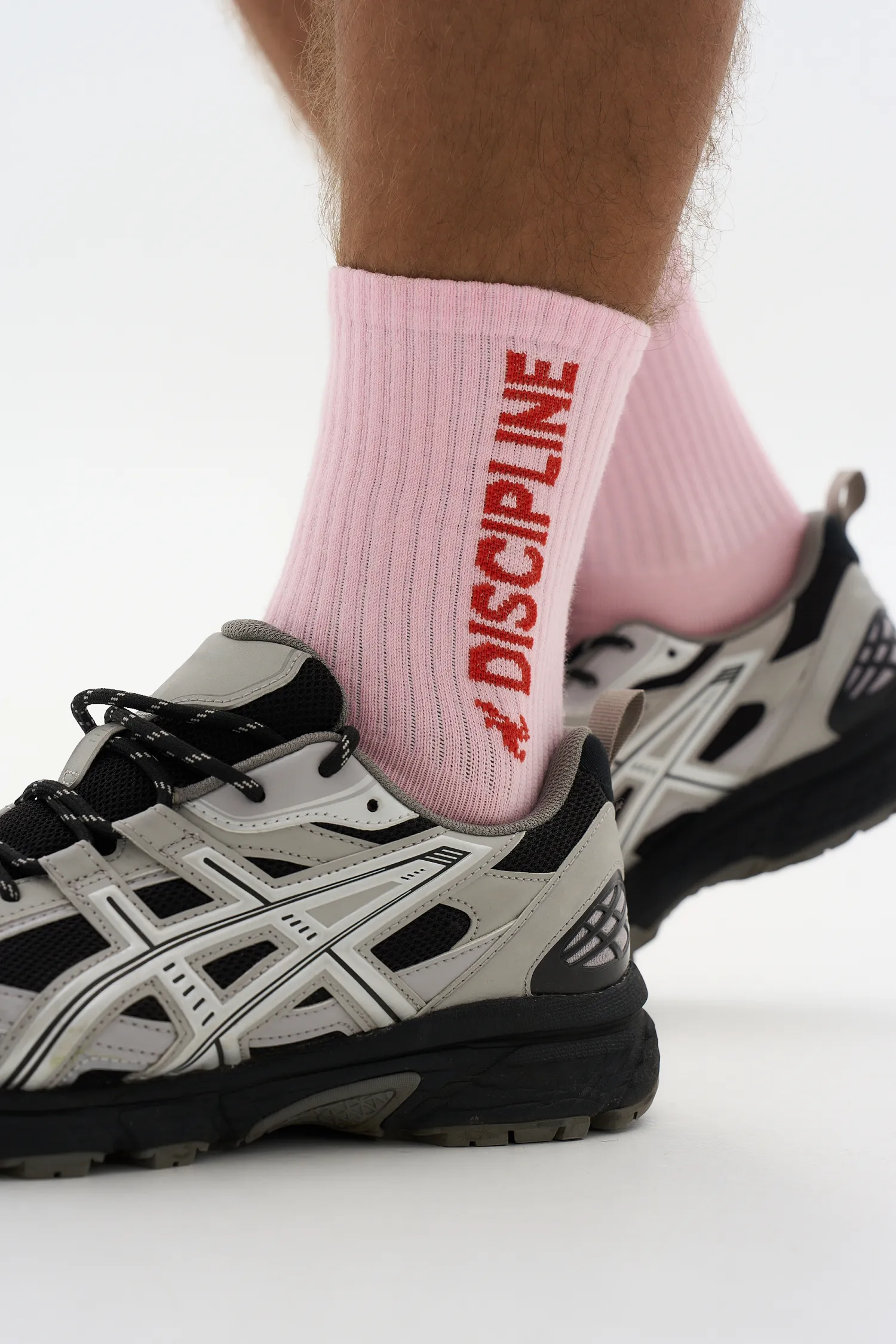 Socks Discipline — Pink/Red