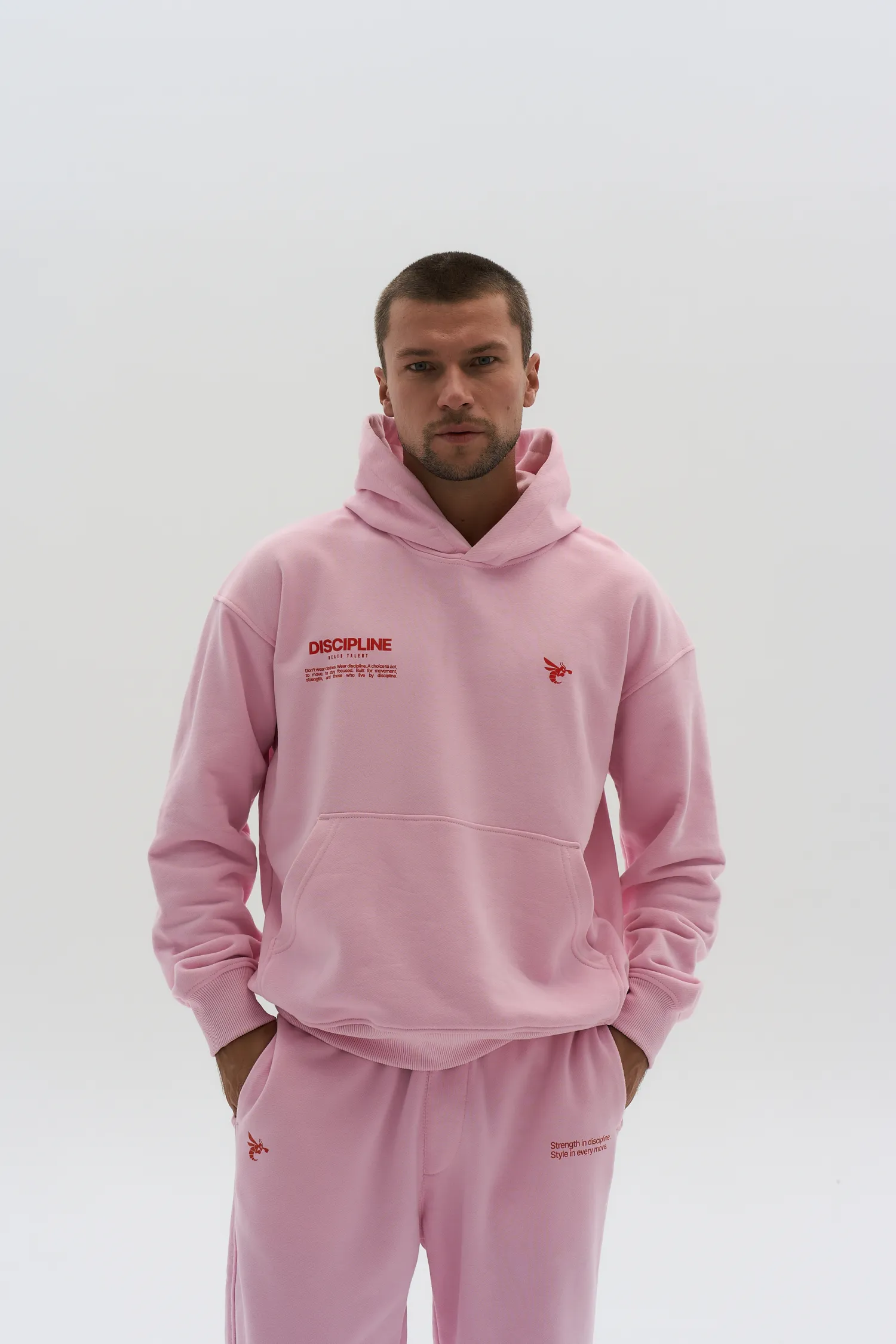 Hoodie Discipline — Pink