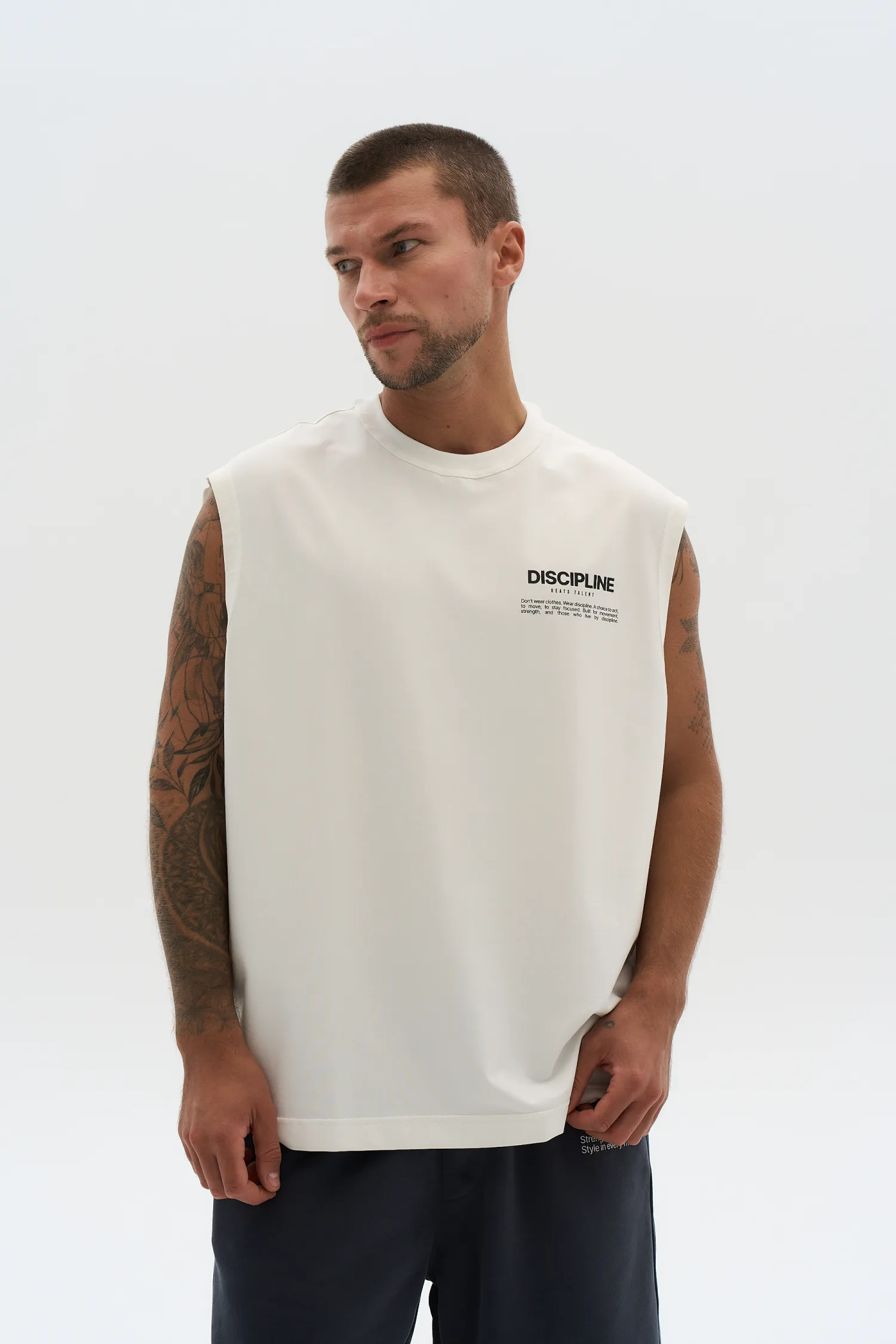 Discipline Tank Top — Milk