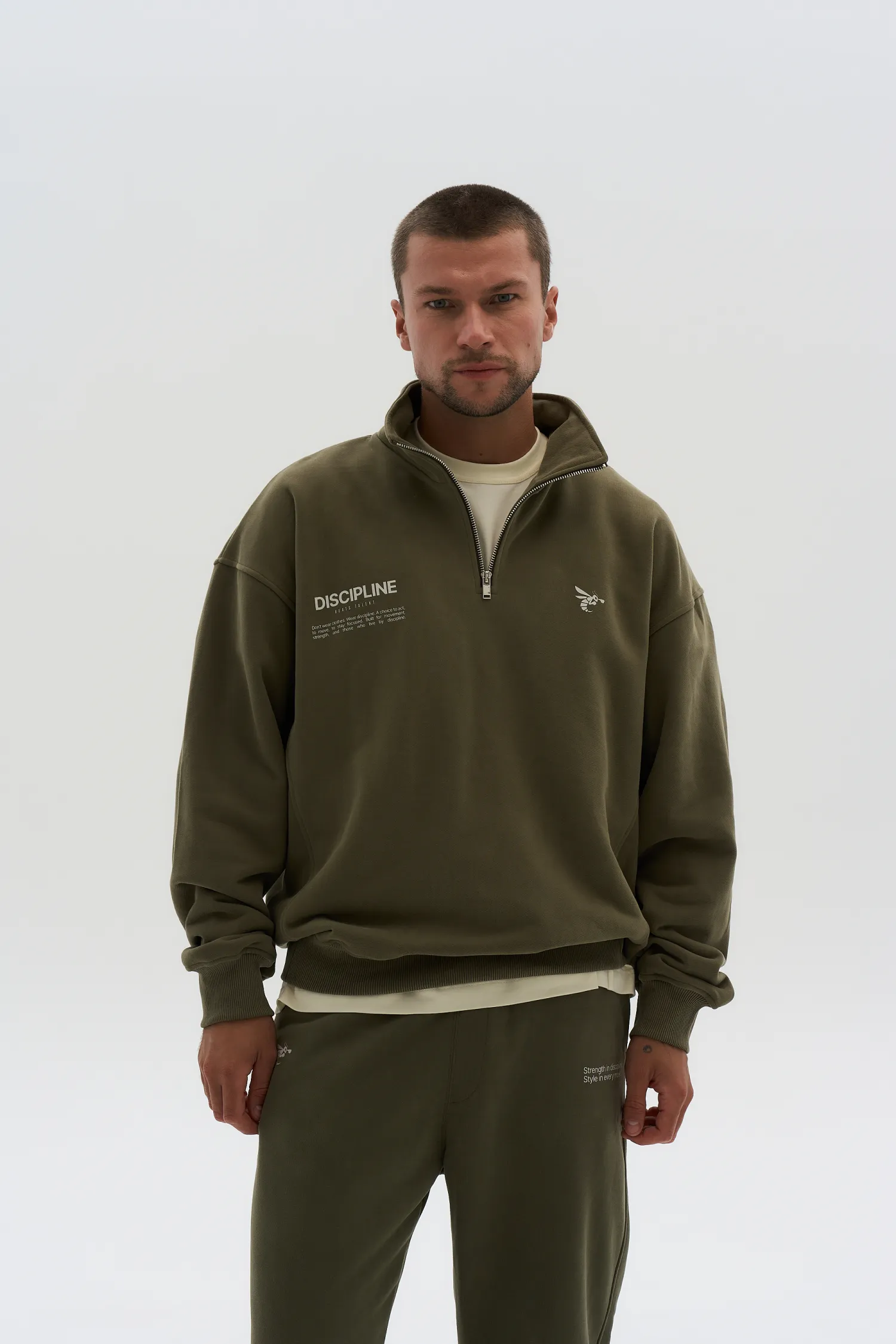 Sweatshirt Discipline — Khaki