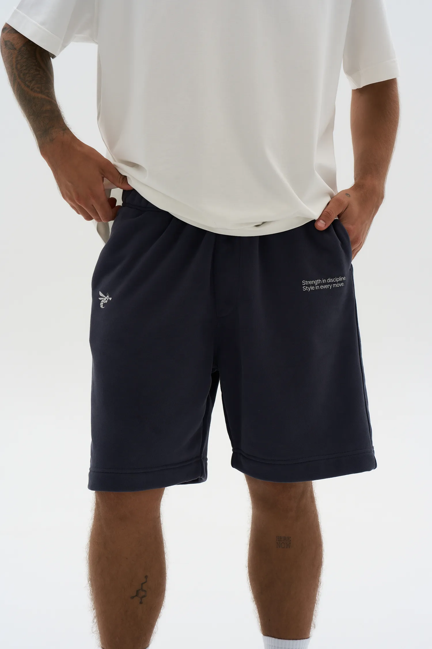 Shorts Discipline — Navy Blue