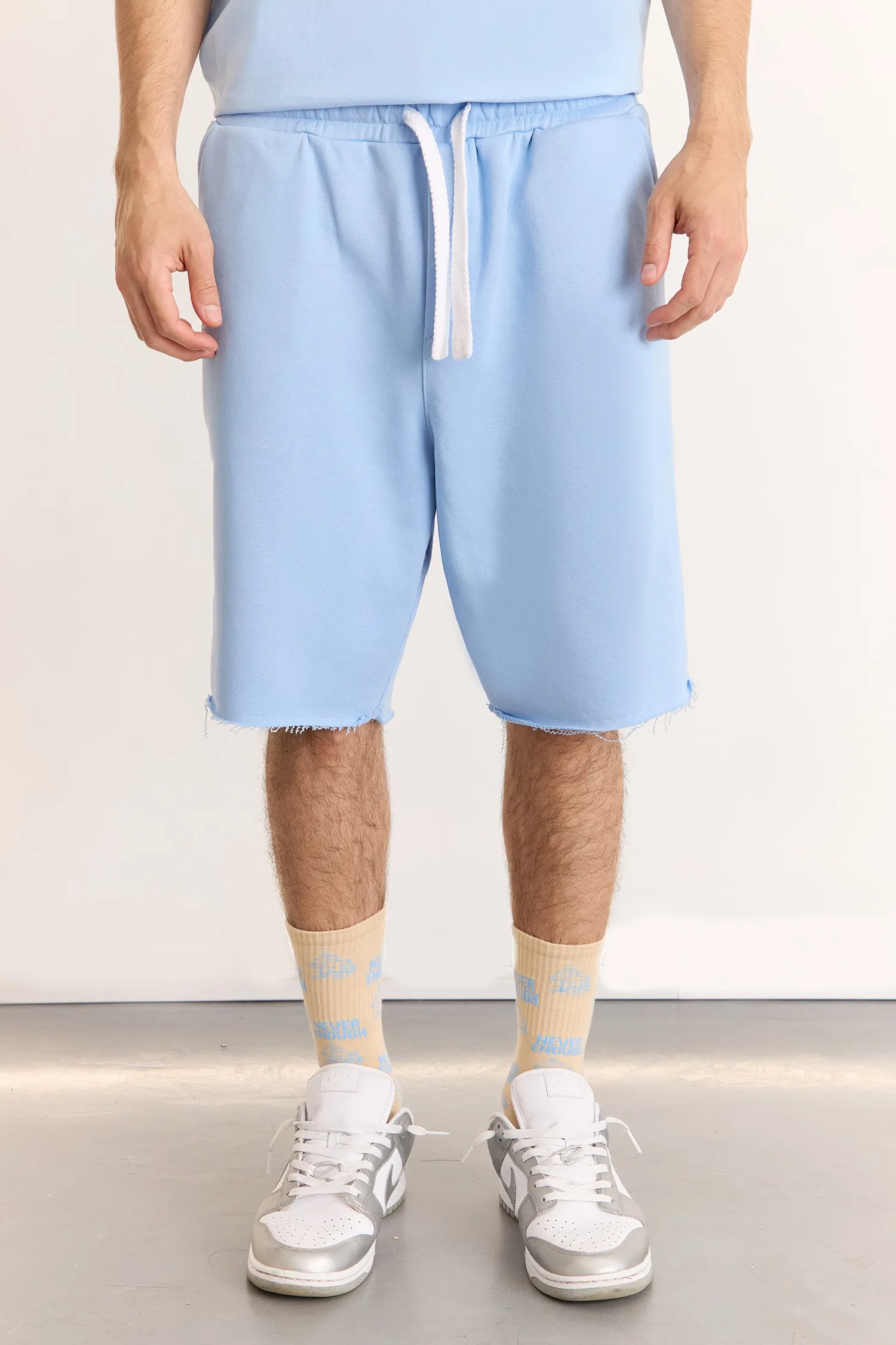 Men’s Shorts – Never Enough – Blue – 70% Cotton / 30% Polyester – 320 GSM – Ready To Fight (RTF)