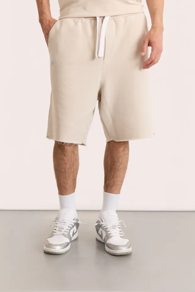 Men’s Shorts – Never Enough – Beige – 70% Cotton / 30% Polyester – 320 GSM – Ready To Fight (RTF) 