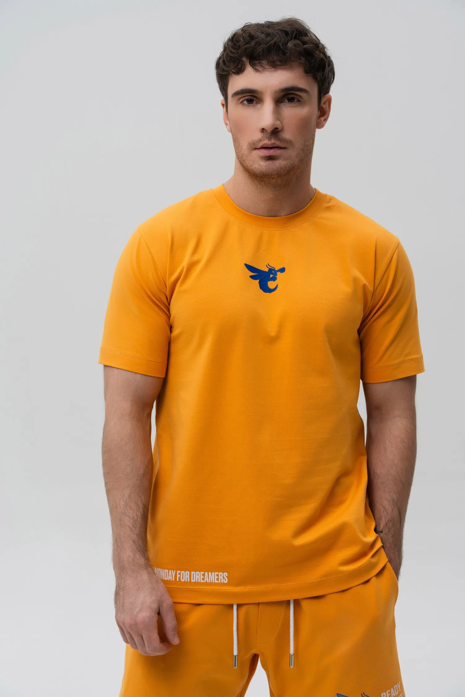 Men’s T-Shirt – 7 Days of Usyk – Yellow – 95% Cotton / 5% Elastane – 190 GSM – Ready To Fight (RTF) 