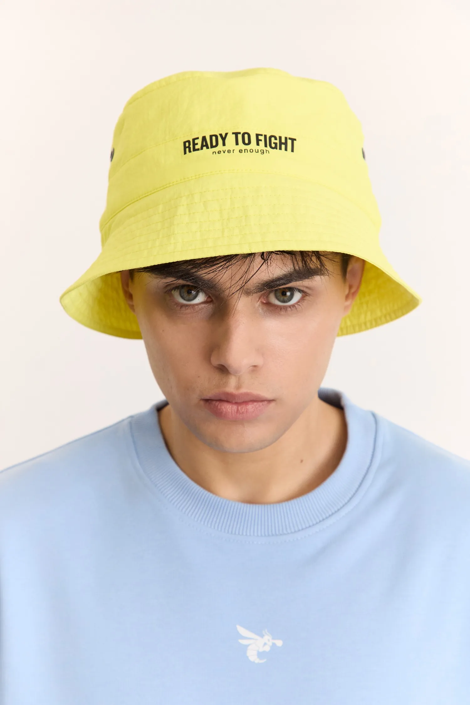 Bucket Hat – Never Enough – Yellow – 100% Elastane – 100 GSM – Ready To Fight (RTF) 