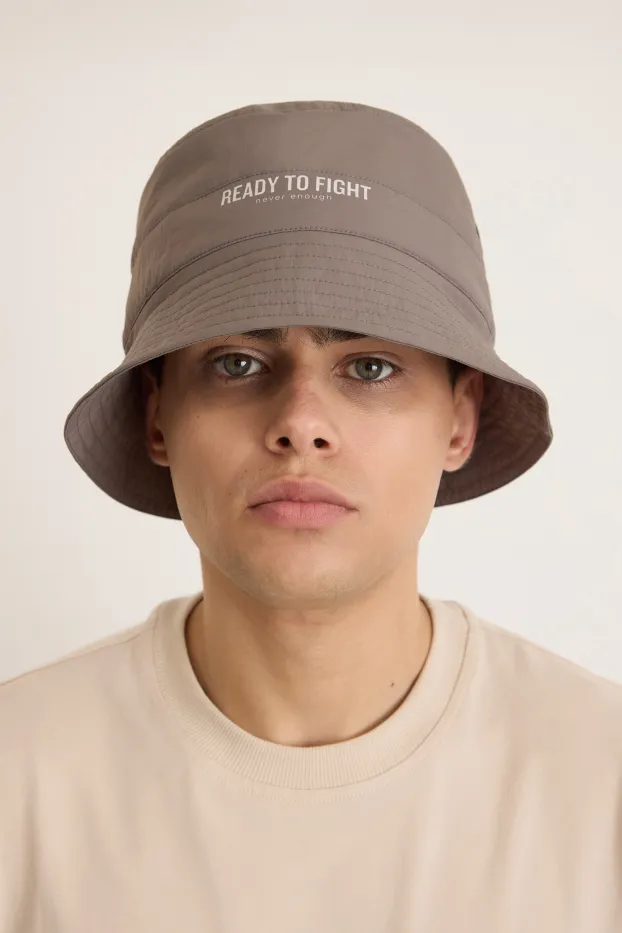 Bucket Hat – Never Enough – Graphite – 100% Elastane – 100 GSM – Ready To Fight (RTF) 