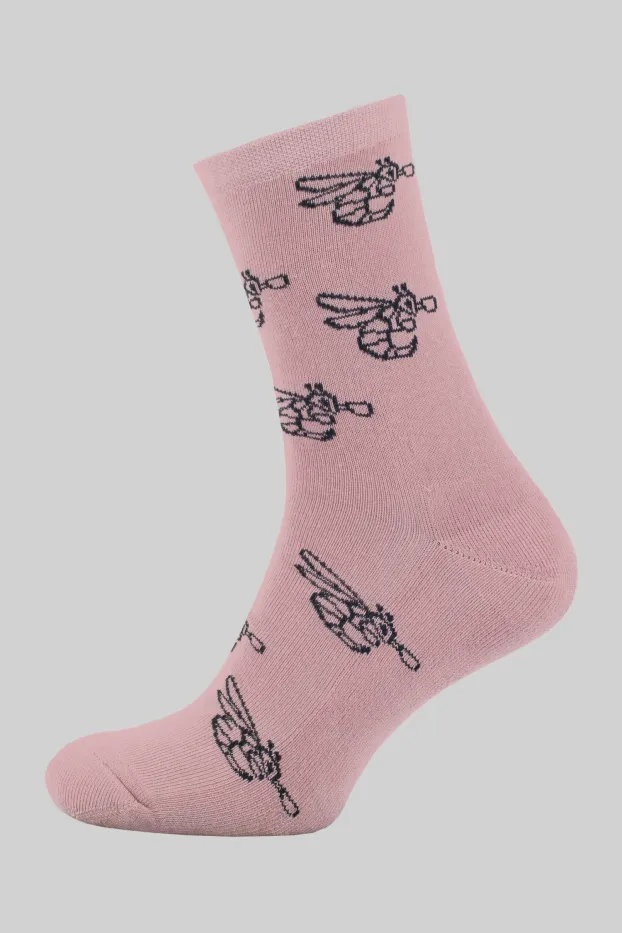 Chaussettes homme – 7 Days of Usyk – Pêche – 90 % coton / 7 % élasthanne / 3 % polyamide – Ready To Fight (RTF) – 40–44