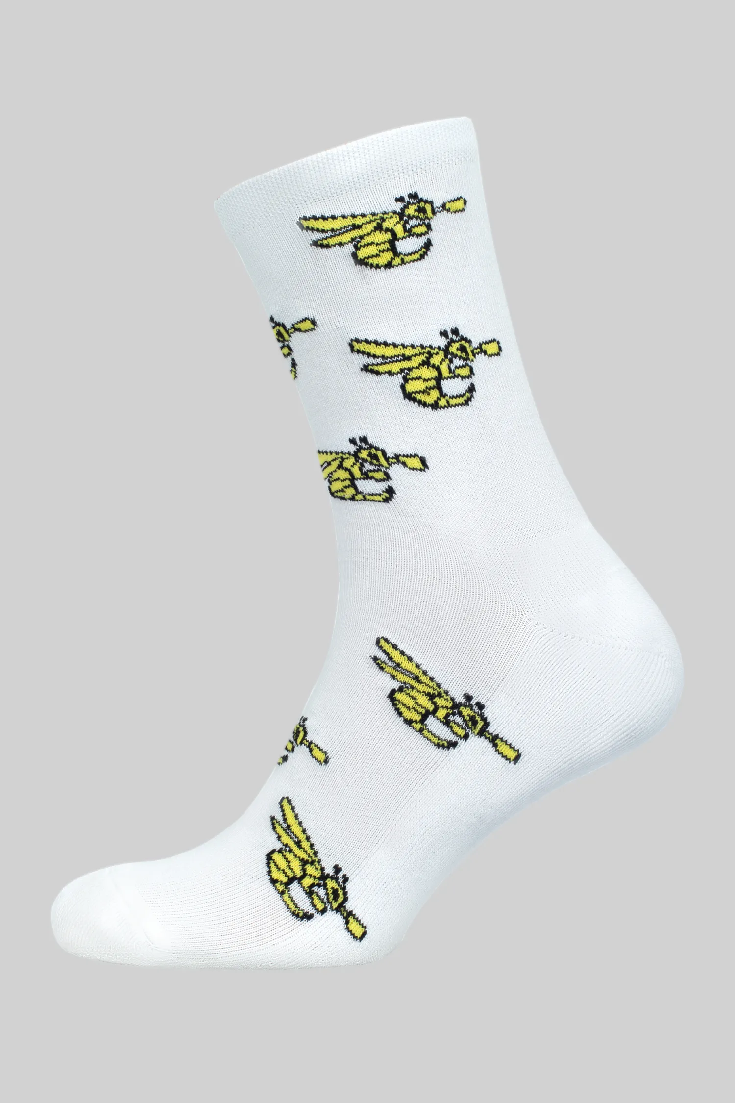 Men’s Socks – Team Usyk – White – 90% Cotton / 7% Elastane / 3% Polyamide – Ready To Fight (RTF) – 40–44