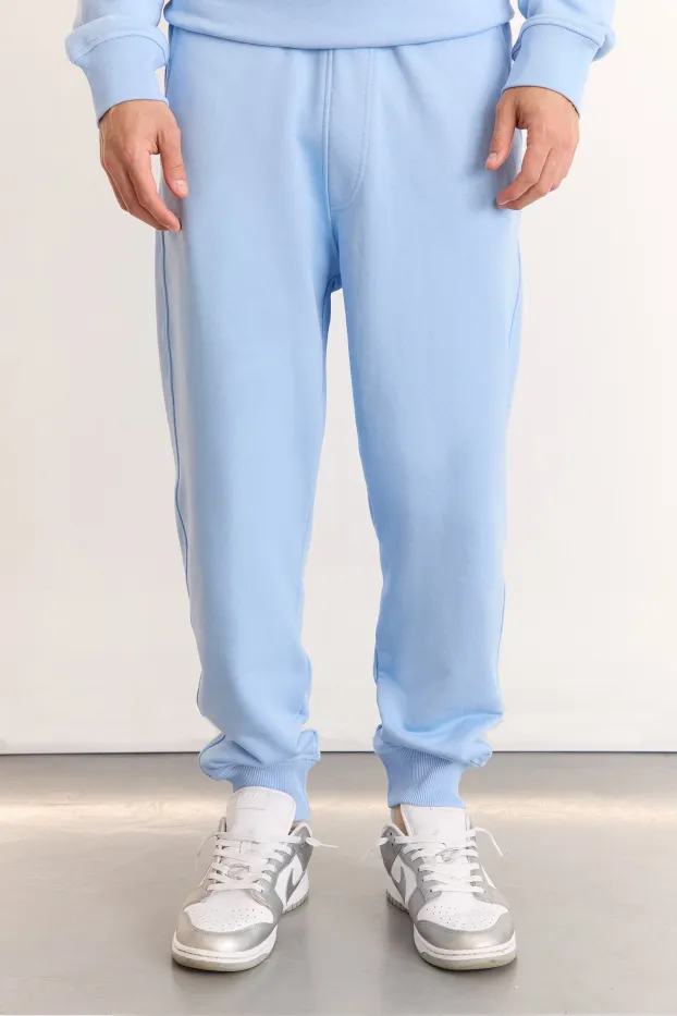Men’s Sweatpants – Never Enough – Blue – 70% Cotton / 30% Polyester – 320 GSM – Ready To Fight (RTF) 