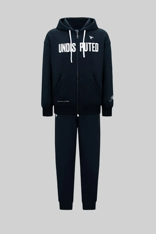 Herren Trainingsanzug – Usyk Undisputed – Marineblau – 70 % Baumwolle / 30 % Polyester – 320 GSM – Ready To Fight (RTF) 