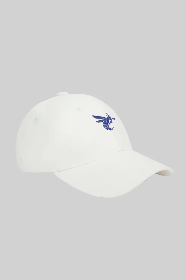 Cap – RTF Edition – Weiß/Lila – 100 % Baumwolle – Ready To Fight (RTF) 