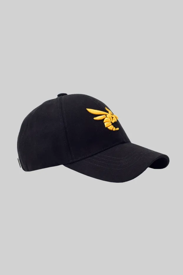 Herren Cap – RTF Edition chwarz/Gelb – 90 % Baumwolle – Ready To Fight (RTF) 