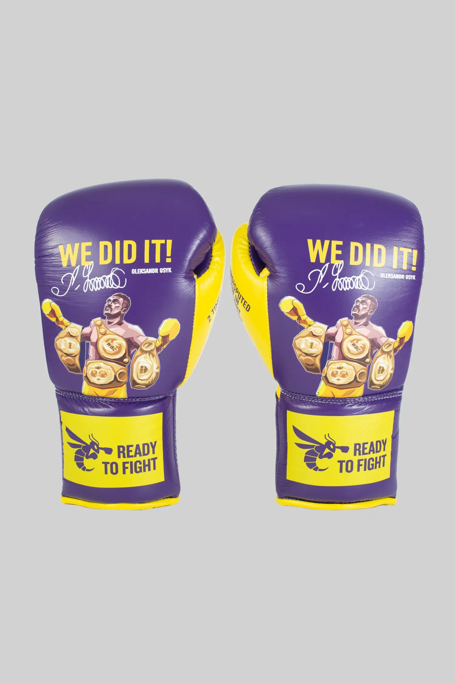 Boxing Gloves – Usyk Undisputed Collection – Multicolor – 100% Premium Leather – Ready To Fight (RTF)