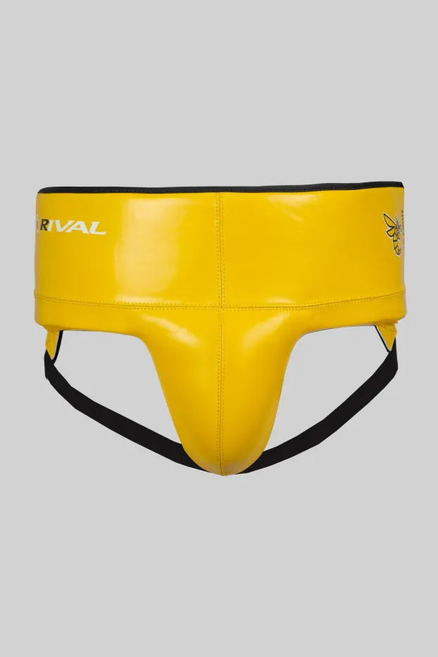 Coquille homme – RTF & RIVAL – Jaune/Noir – Cuir premium – Ready To Fight (RTF) – M