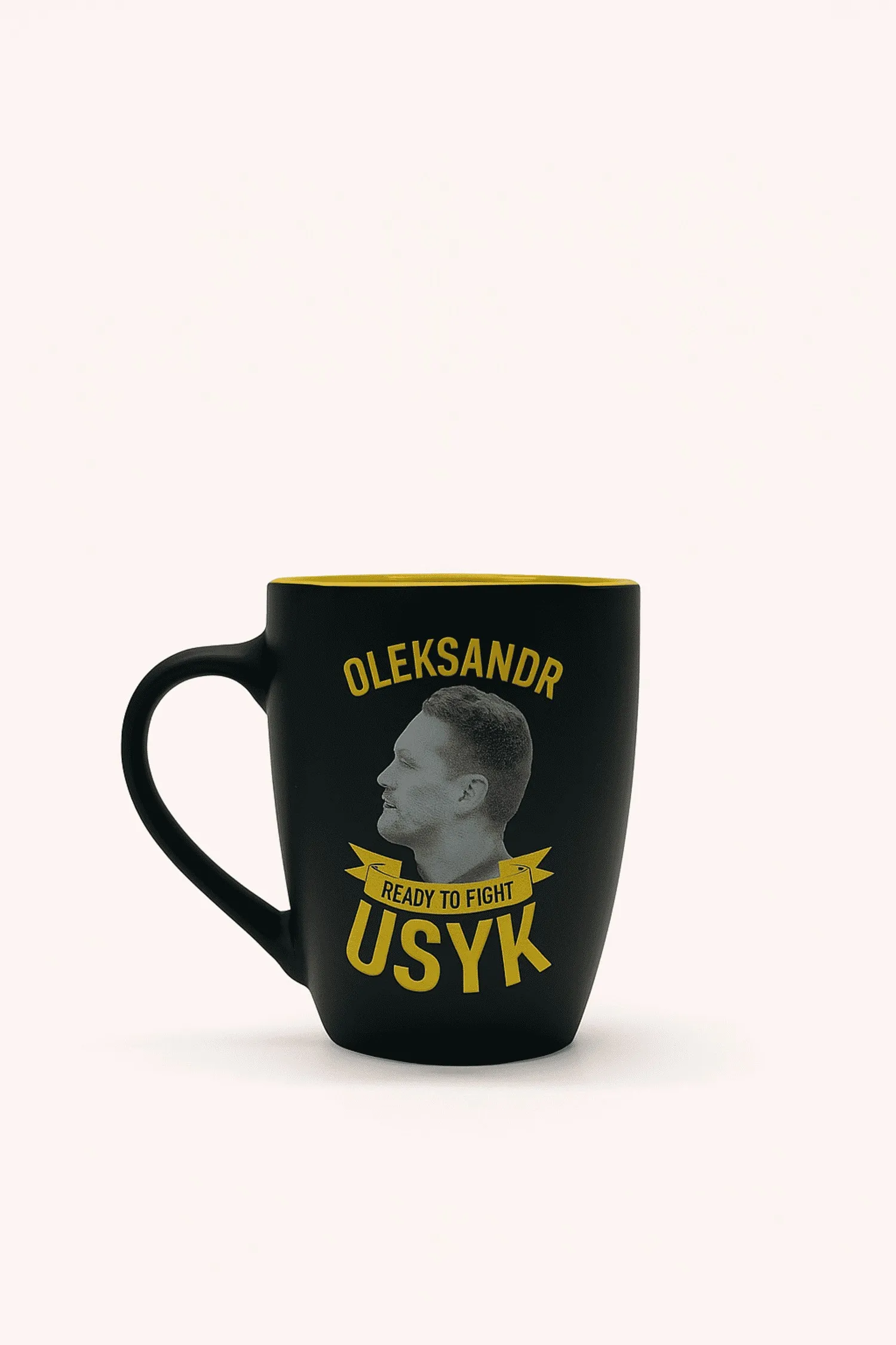 Souvenir Сup – Usyk x RTF – Black/Yellow – Ceramics – Ready To Fight (RTF) 