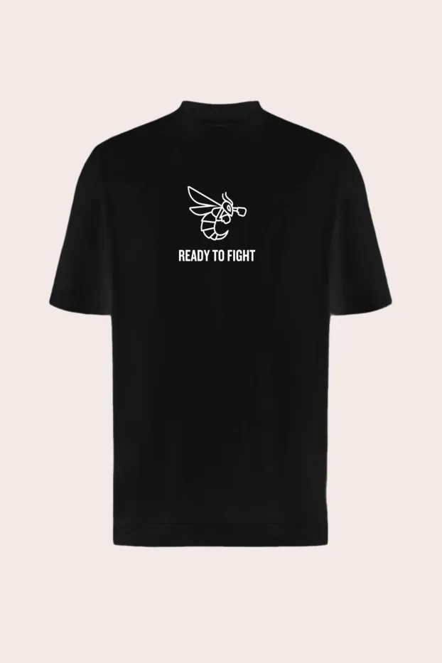 Herren  T-shirt – RTF Edition Classic – Schwarz – 95 % Baumwolle / 5 % Elasthan – 190 GSM – Ready To Fight (RTF)