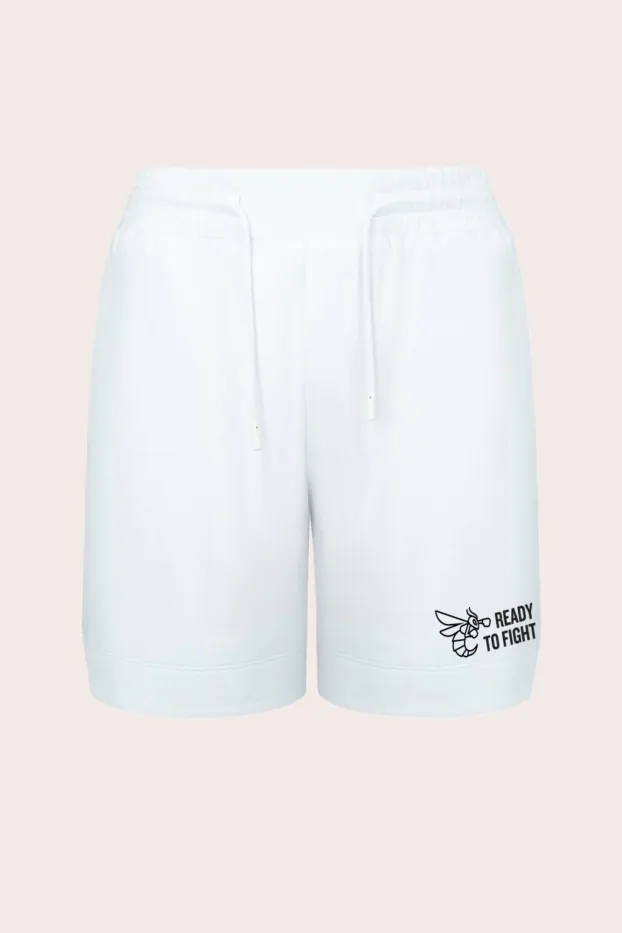 Herren Shorts – RTF Edition Classic – Weiß – 95 % Baumwolle / 5 % Elasthan – 190 GSM – Ready To Fight (RTF)