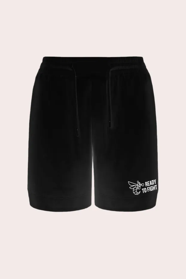 Herren Shorts – RTF Edition Classic – Schwarz – 95 % Baumwolle / 5 % Elasthan – 190 GSM – Ready To Fight (RTF)