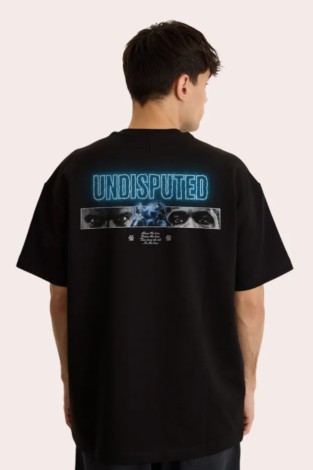 Herren T-Shirt – Usyk Undisputed – Schwarz – 100 % Baumwolle – 250 GSM – Ready To Fight (RTF)