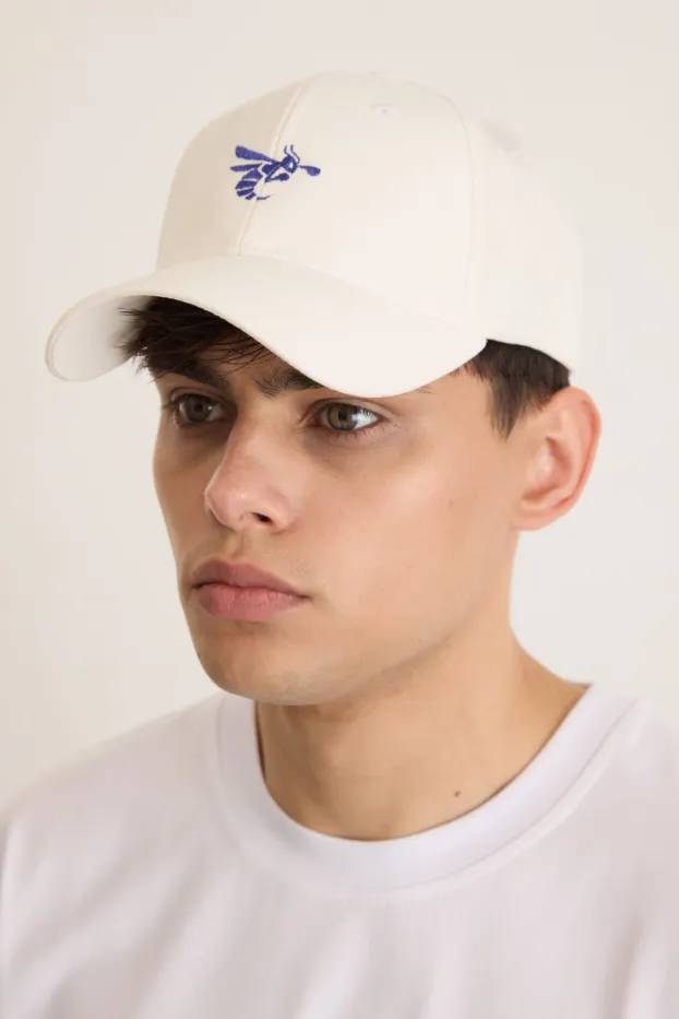 Cap – RTF Edition – Weiß/Lila – 100 % Baumwolle – Ready To Fight (RTF) 