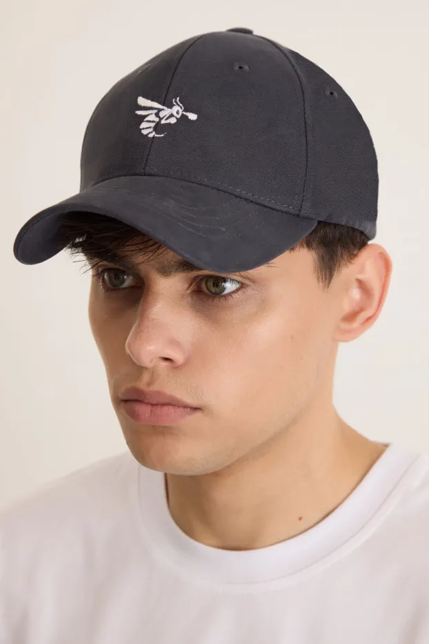 Herren Cap – RTF Edition – Grau/Weiß – 90 % Baumwolle – Ready To Fight (RTF) 
