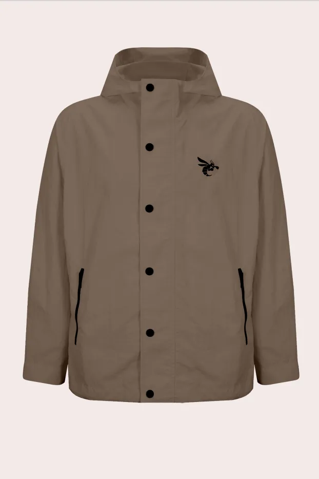 Veste coupe-vent homme – Never Enough – Marron – 100 % polyester – 190 GSM – Ready To Fight (RTF)