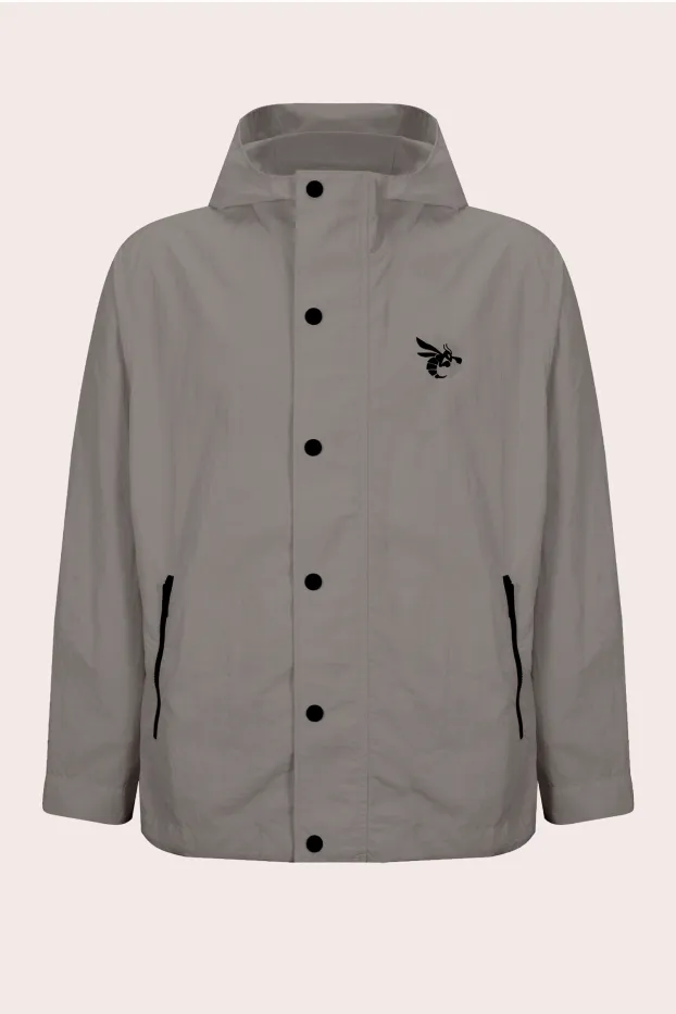 Herren Windjacke – Never Enough – Grau – 100 % Polyester – 190 GSM – Ready To Fight (RTF)