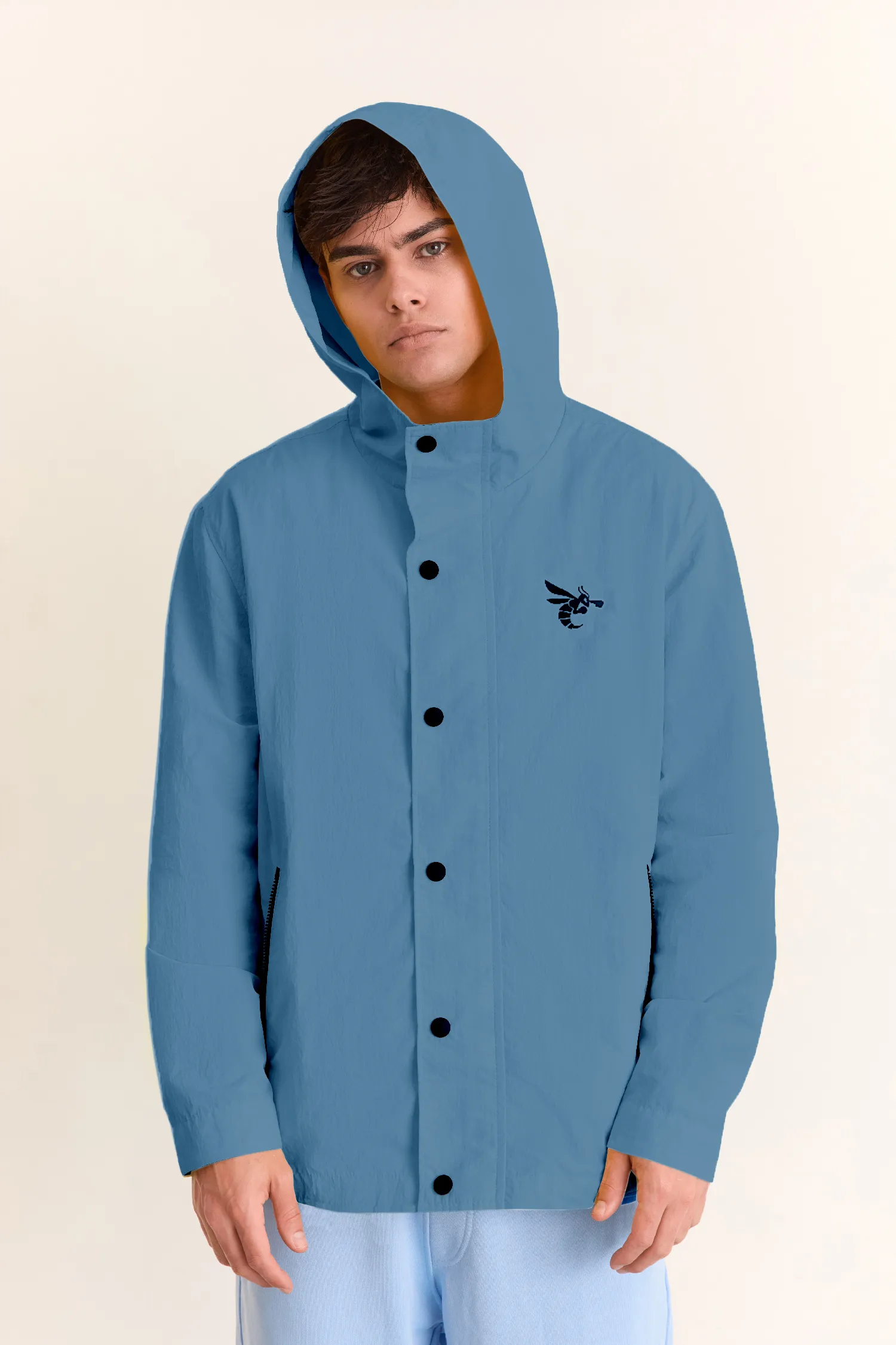 Blue Windbreaker Never Enough