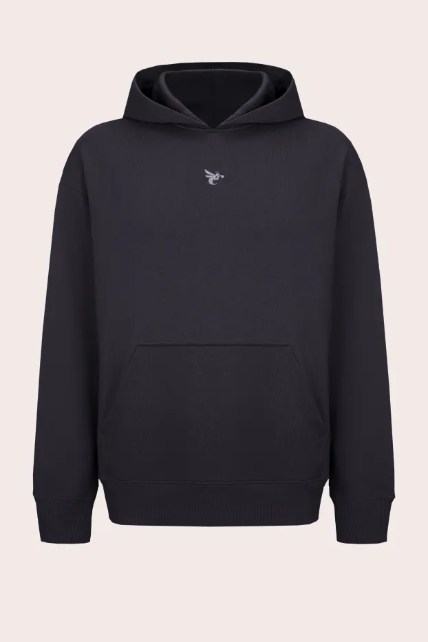 Men’s Hoodie – Never Enough – Graphite – 70% Cotton / 30% Polyester – 320 GSM – Ready To Fight (RTF)