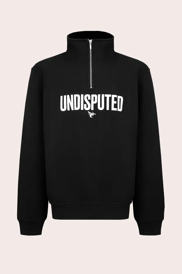 Men’s Sweatshirt – Undisputed – Black – 100% Cotton – 320 GSM – Ready To Fight (RTF)