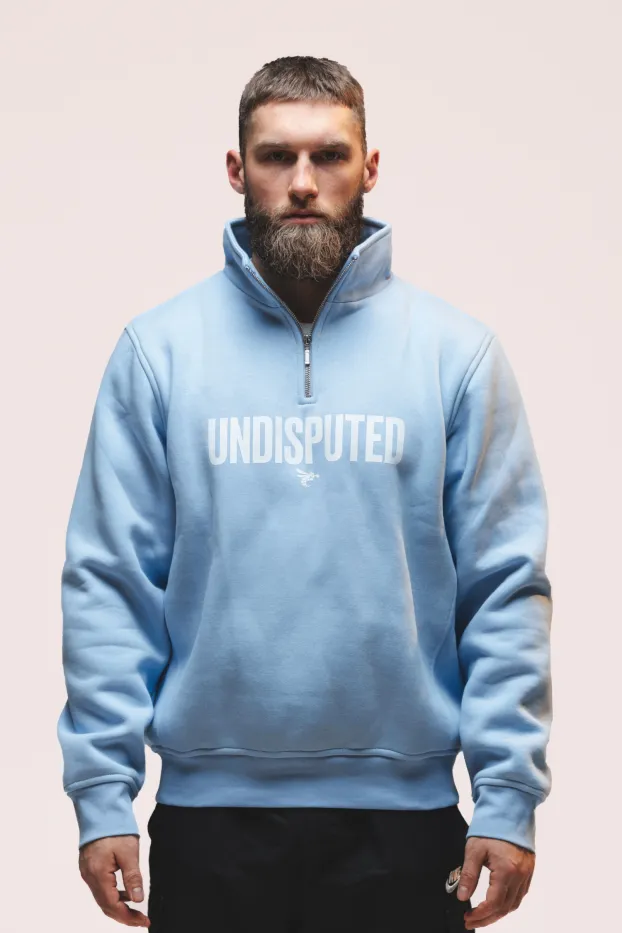 Sudadera Hombre – Usyk Undisputed – Azul Claro – 100% Algodón – 320 GSM – Ready To Fight (RTF)