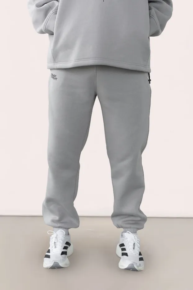 Pantalón de hombre – RTF – Gris – 95 % algodón / 5 % elastano – 320 GSM – Ready To Fight (RTF) 