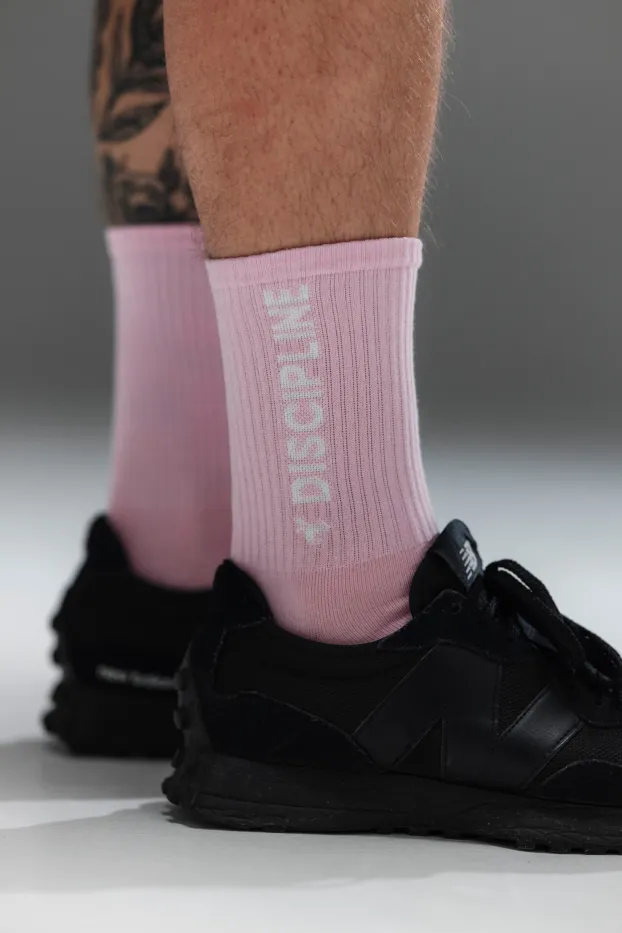 Calcetines Discipline — Rosa